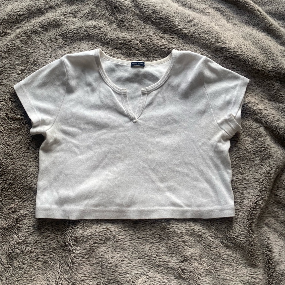 Brandy White crop top